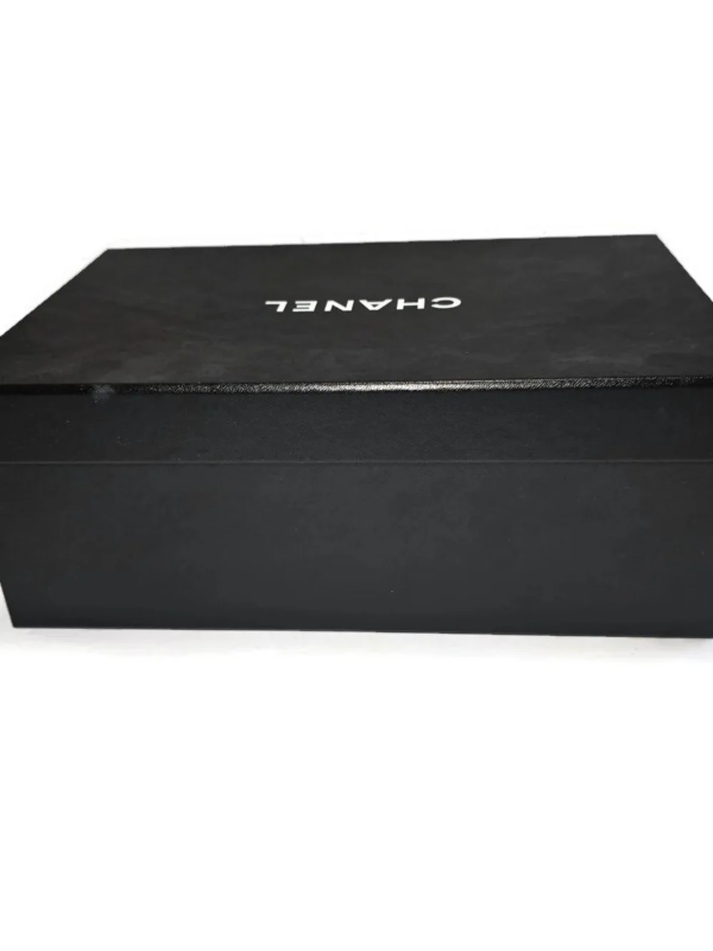 CHANEL Black Logo Shoe/Gift Box